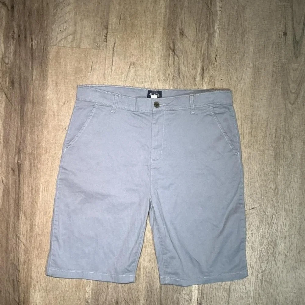 The Children's Place Denim Shorts Size 16 Light Blue Button Fly Kids Casual